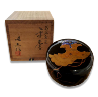 井波唯志　蒔絵鳥兜　平棗